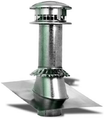 185600 5 in. Round Type B Gas Vent Termination Kit - 4 Piece
