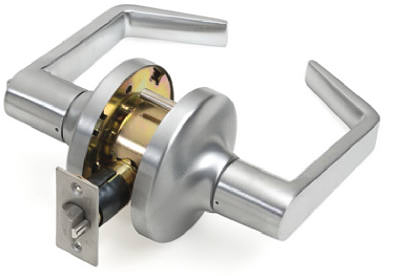 Cortland Satin Chrome Privacy Lockset 2 in.