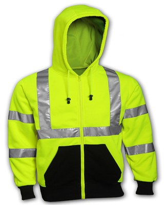 Rubber  Extra Large Lime Class III Breathable Waterproof Jacket - TINGLEY S78122.XL
