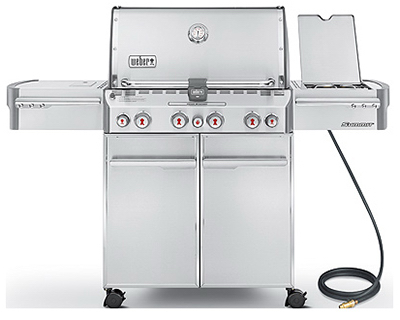 7270001 Summit S-470 Stainless Steel Natural Gas Grill -  Weber, 105357
