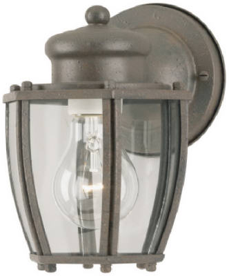 64689 1 Light Rust Patina Wall Mount Lantern