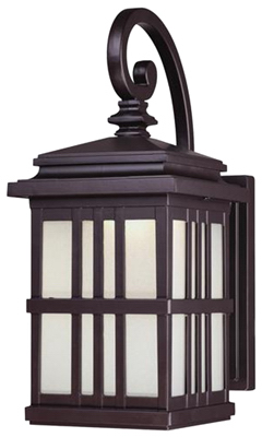 64002 9W Bronze LED Wall Lantern