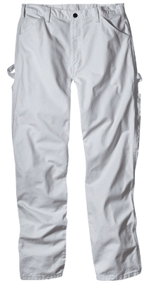 1953WH3230 Painters Pants - White - 32 x 30 in. - Durable Drill Fabric
