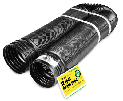 Picture of Amerimax Home Products 50910 4 in. x 12 ft. Expandable Perforated Flex-Drain- Black