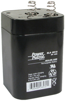 Interstate All Battery SLA0916 Sealed Lead Acid Battery - 6V, 5A -  Interstate Batteries, IN576959