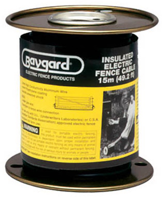 693 Parmak 49.2 ft. Underground Insulated Cable - Black