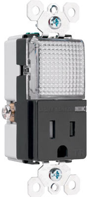 TM8HWLTRBKCC4 15A 120W Decorator Hallway Led Light - Black