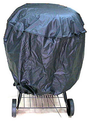 Picture of Grill Zone 43039 Kettle Grill Cover- Black