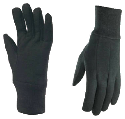 508L Mens Brown Jersey Gloves, Large