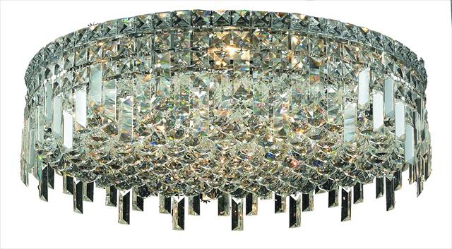 2031F24C-RC Maxim Collection Flush Mount - Chrome Finish