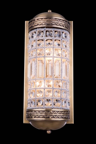 Picture of Elegant Lighting 1205W5FG-RC 5 W x 15 H in. Olivia Wall Sconce - French Gold&#44; Royal Cut Crystal Clear