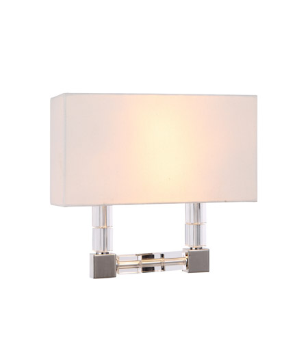 Picture of Elegant Lighting 1461W13PN 13 W x 12 H in. Cristal Wall Sconce - Polished Nickel