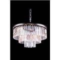 Elegant Lighting 1201D26PN-RC 26 Dia. x 20.5 H in. Sydney Pendent Lamp - Polished Nickel, Royal Cut Crystals Elegant Lighting 1201D26PN-RC 26 Dia. x 20.5 H in. Sydney Pendent Lamp - Polished Nickel, Royal Cut Crystals