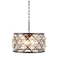 Elegant Lighting 1213D16PN-RC 16 Dia. x 9 H in. Madison Pendant Lamp - Polished Nickel, Royal Cut Crystal Clear Elegant Lighting 1213D16PN-RC 16 Dia. x 9 H in. Madison Pendant Lamp - Polished Nickel, Royal Cut Crystal Clear