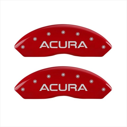 39001SACURD Acura Red Caliper Covers - Engraved Front & Rear- Set of 4
