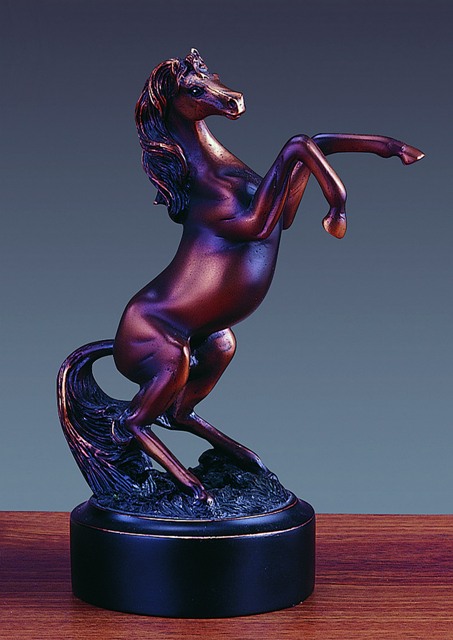 Picture of Marian Imports F53002 Standing Horse Bronze Plated Resin Sculpture - 4.5 x 3 x 7 in.