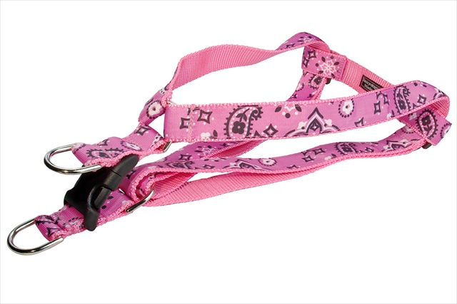 Picture of Sassy Dog Wear BANDANA PINK3-H Bandana Dog Harness- Pink - Medium