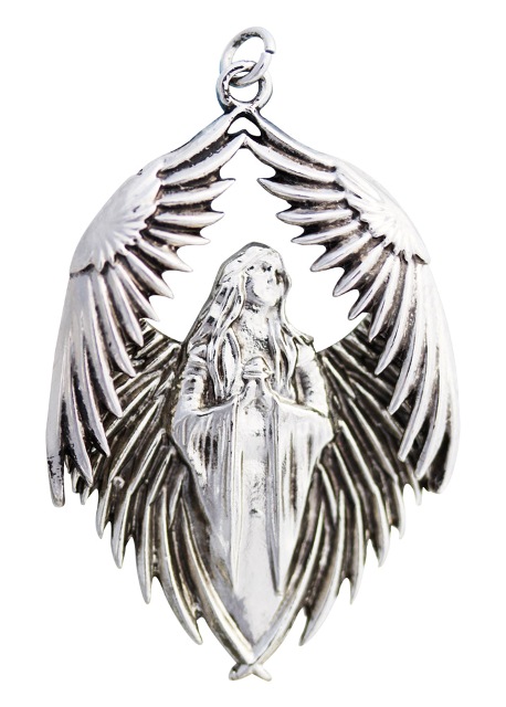 Prayer Pendant - The Fallen - Remembrance By Anne Stokes