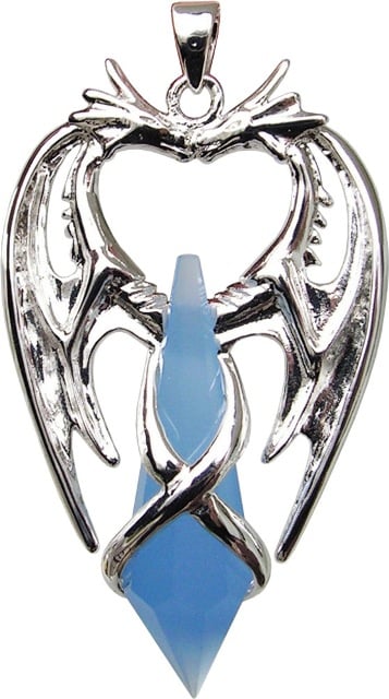 CK09 Double Dragon Pendant - Second Sight And Psychic Protection