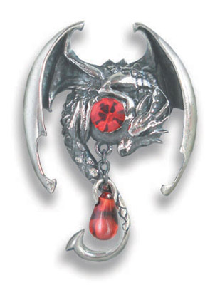 COM01 Fafnir Pendant - Wealth & Magic Ability By Anne Stokes