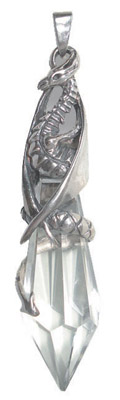 COM13 Keeper Of The Crystal Pendant - Healing & Divination By Anne Stokes