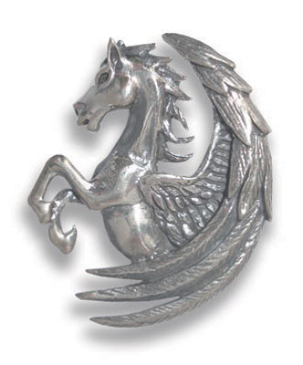 Pegasus Fortuna Pendant - Surmounting Obstacles By Anne Stokes