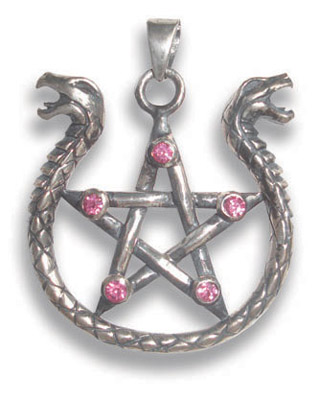 Amphisibaena Pendant - Cosmic Protection By Anne Stokes