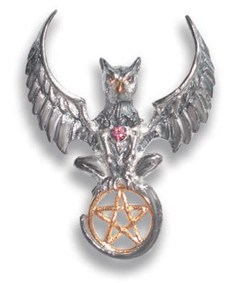 Griffin Of Nemesis Pendant - Universal Justice By Anne Stokes