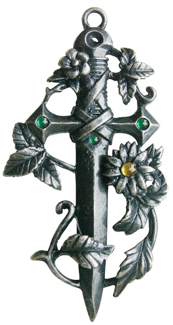 GW14 Sword In The Green Pendant - Magical Protection