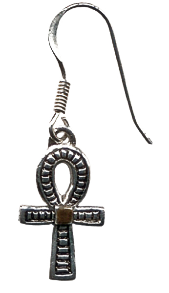 JA06 Ankh Earrings - Health- Prosperity -& Long Life