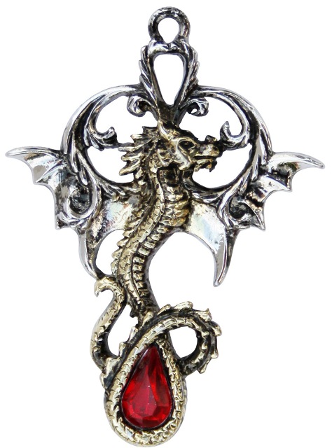 King Alfreds Dragon Pendant - Nobility And Wisdom