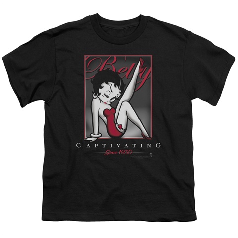 Boop-Captivating 18-1 Tee - Black- Large