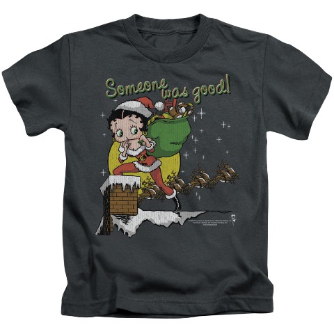 Boop-Chimney - Short Sleeve Juvenile 18-1 Tee - Charcoal- Small 4