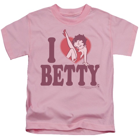 18-1 Tee Boop-I Heart Betty - Pink- Small 4