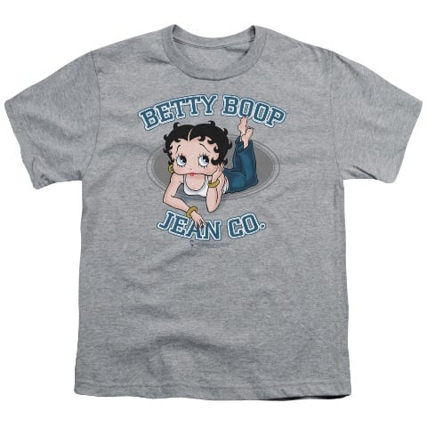 Boop-Jean Co - Short Sleeve Youth 18-1 Tee - Heather- Medium