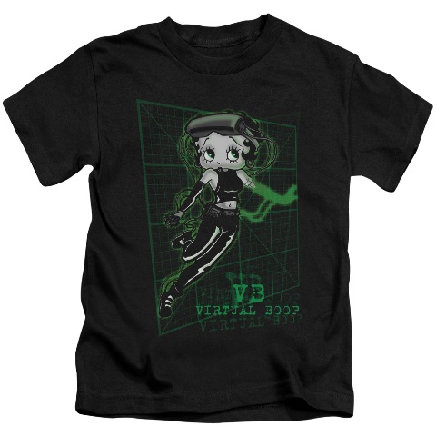 Boop-Virtual Boop - Short Sleeve Juvenile 18-1 Tee - Black- Small 4