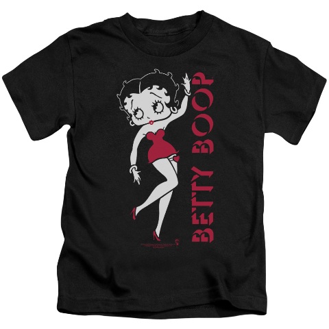 Boop-Classic - Short Sleeve Juvenile 18-1 Tee - Black- Small 4