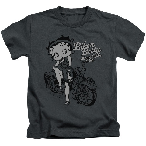 Boop-Bbmc - Short Sleeve Juvenile 18-1 Tee - Charcoal- Small 4