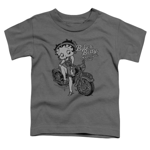 Boop-Bbmc - Short Sleeve Toddler Tee - Charcoal- Small 2T