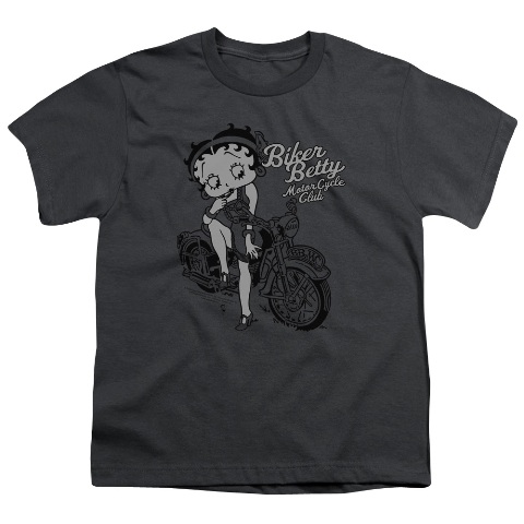 Boop-Bbmc - Short Sleeve Youth 18-1 Tee - Charcoal- Extra Large