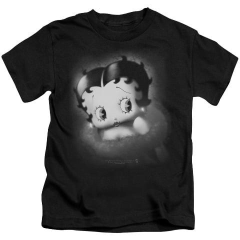 Boop-Vintage Star - Short Sleeve Juvenile 18-1 Tee - Black- Small 4