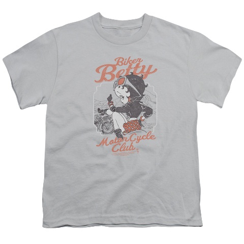 Boop-Bbmc - Short Sleeve Youth 18-1 Tee - Silver- Extra Large