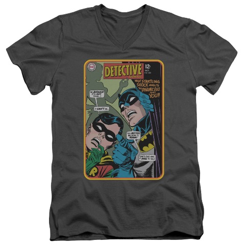 Batman-Detective No. 380 - Short Sleeve Adult 30-1 Tee - Charcoal, Medium