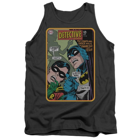Batman-Detective No. 380 - Adult Tank Top - Charcoal- Medium