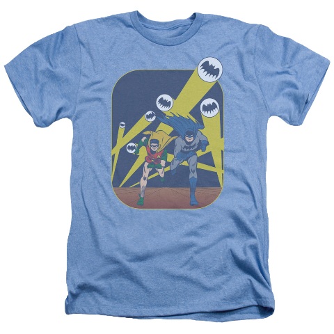 Batman-Detective No. 164 Cover - Adult Heather Tee - Light Blue- Medium
