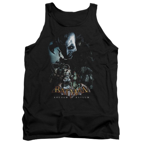Batman Aa-Five Against One - Adult Tank Top - Black- 2X