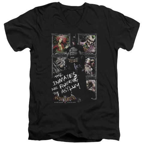 Batman Aa-Running The Asylum - Black- Large