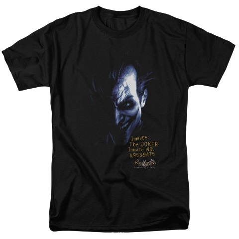Batman Aa-Arkham Joker - Black - Extra Large