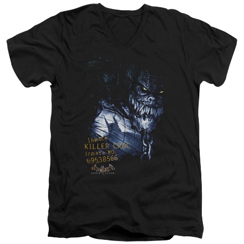 Batman Aa-Arkham Killer Croc - Black- Small