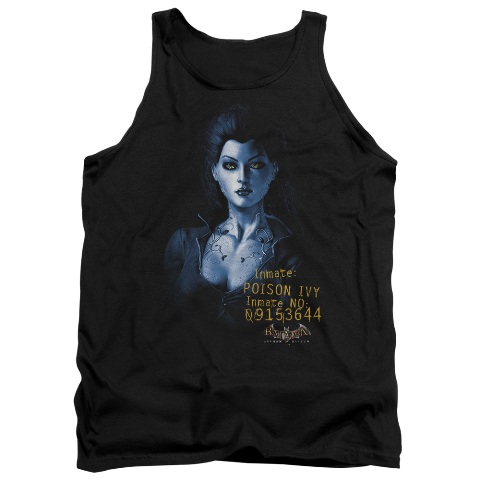 Batman Aa-Arkham Poison Ivy - Adult Tank Top - Black- 2X
